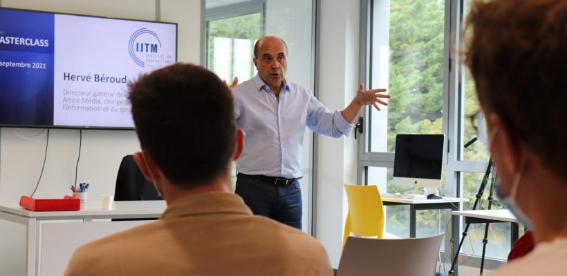 Hervé Béroud, DG d’Altice Media, en charge de l’information et du sport.